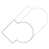 5031 Wood Panel Mold & Base Cap 1 x 1