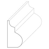 5069 Wood Panel Mold & Base Cap 1/2 x 13/16