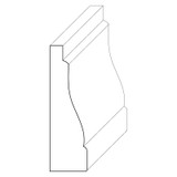 5248 Wood Panel Mold & Base Cap 1/2 x 1-3/4