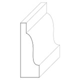 5291 Wood Panel Mold & Base Cap 1/2 x 1-1/2