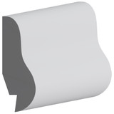 5684 Wood Panel Mold & Base Cap 11/16 x 2