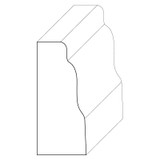 1025 Wood Panel Mold & Base Cap 3/4 x 1-3/4