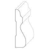 1048 Wood Panel Mold & Base Cap 3/4 x 2-5/8