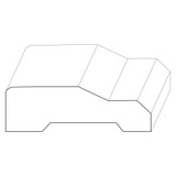 1063 Wood Plinth Block 3/4 x 2-9/16