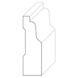 1071 Wood Panel Mold & Base Cap 3/4 x 2-1/2
