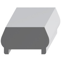 6802 Wood Handrail 1-1/4 x 2-3/8 6802 Wood Handrail 1-1/4 x 2-3/8