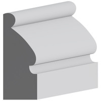 1331 Wood Panel Mold & Base Cap 1-1/8 x 2-3/4 1331 Wood Panel Mold & Base Cap 1-1/8 x 2-3/4