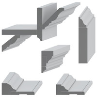 Colonial Revival Style Mouldings