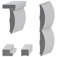 Log House Style Mouldings
