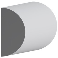 8066 Wood Panel Mold & Base Cap 2 x 4