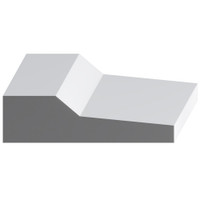 8543 Wood Plinth Block 2-1/8 x 7-3/4