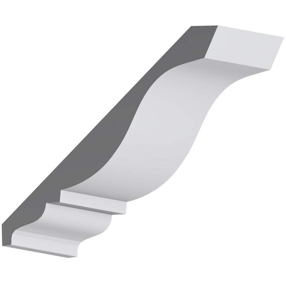 Ogee or Cyma-Recta with Cyma Reversa Crown Moulding | Mouldings One