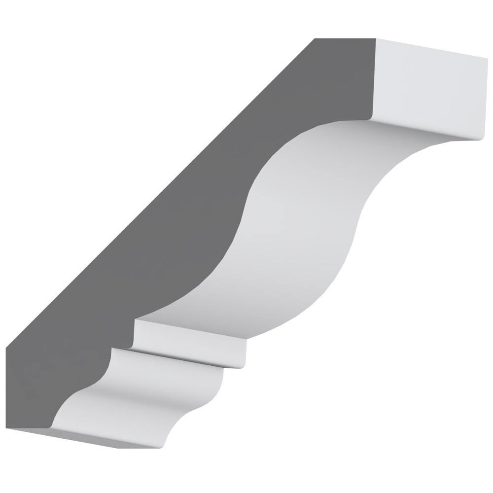 Ogee or Cyma-Recta with Cyma Reversa Crown Moulding | Mouldings One