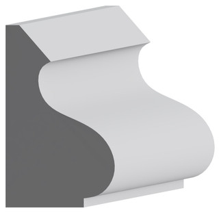 5768 Wood Panel Mold & Base Cap 3/4 x 1-1/4