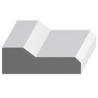 8541 Wood Plinth Block 1-1/4 x 3-3/4