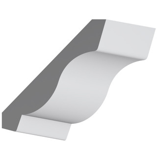 3077 Wood Crown 1-1/8 x 6-5/8