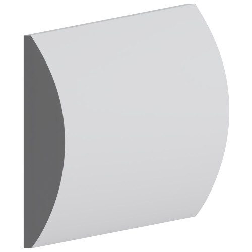 9502 Wood Panel Mold & Base Cap 1/2 x 2-1/2