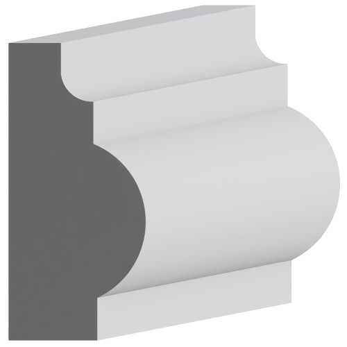 5642 Wood Panel Mold & Base Cap 9/16 x 1-1/4