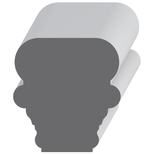 6916 Wood Handrail 3-3/8 x 3-1/16