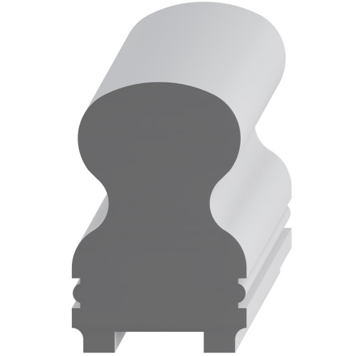 6919 Wood Handrail 3-1/4 x 2-1/16