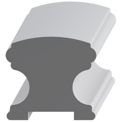 6920 Wood Handrail 2-1/4 x 2-1/2