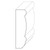 8126 Wood Chair Rail 3/4 x 2-3/4