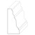 5247 Wood Panel Mold & Base Cap 7/8 x 1-3/4