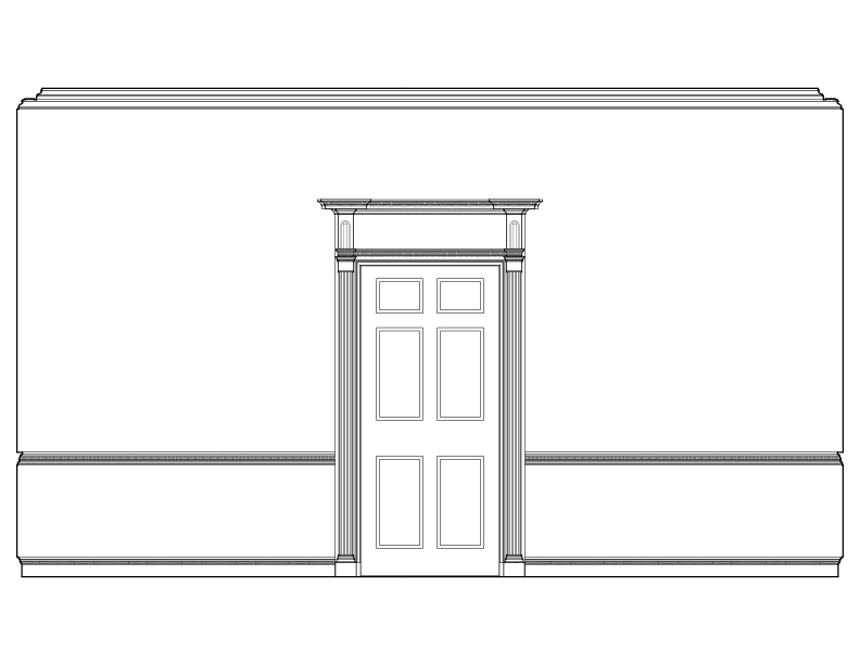 WALL C ELEVATION