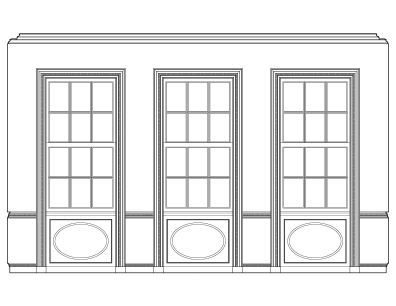 WALL B ELEVATION