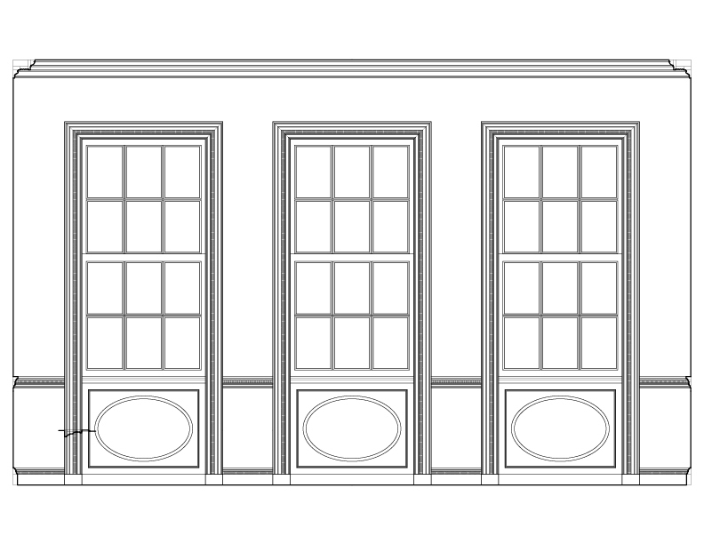 WALL B ELEVATION