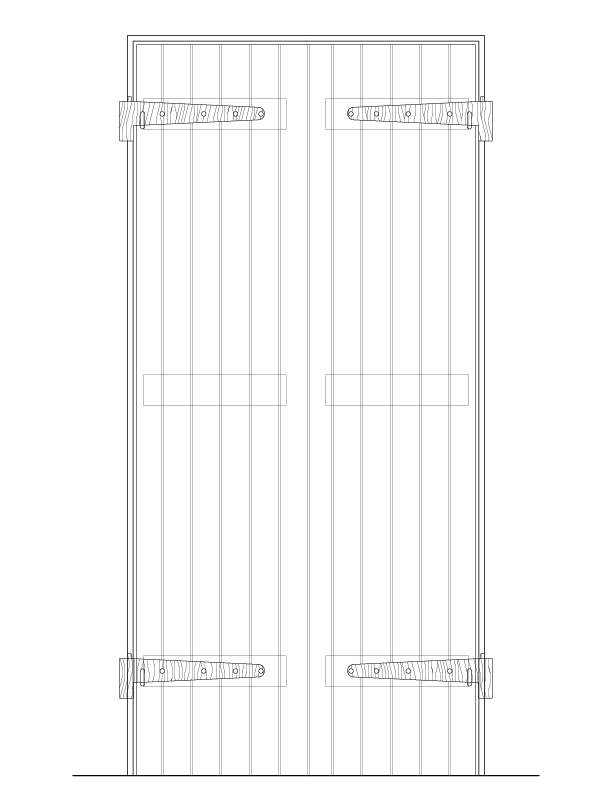 DOOR NO. 209 EXTERIOR ELEVATION