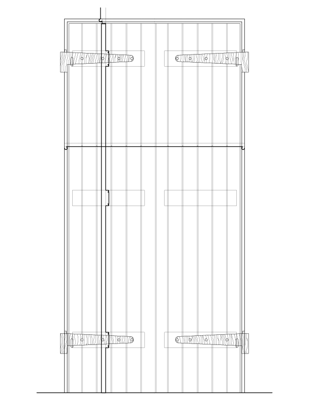 DOOR NO. 209 EXTERIOR ELEVATION