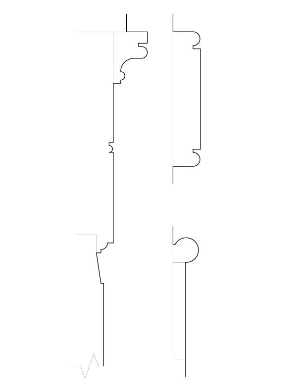 DOOR NO. 209 MOULDINGS