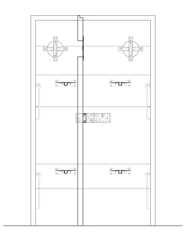 DOOR NO. 103 INTERIOR ELEVATION