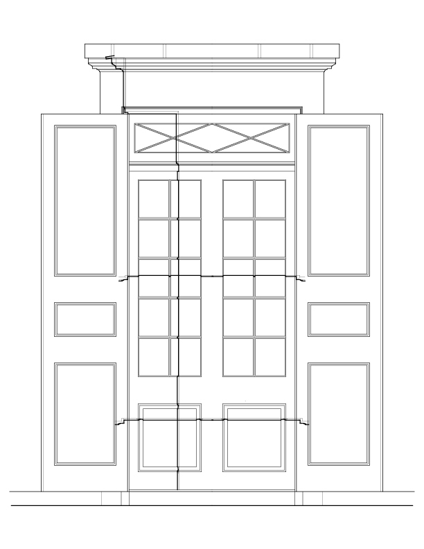 DOOR NO. 201 EXTERIOR ELEVATION