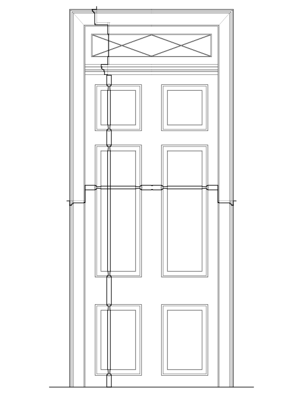 DOOR NO. 204 EXTERIOR ELEVATION
