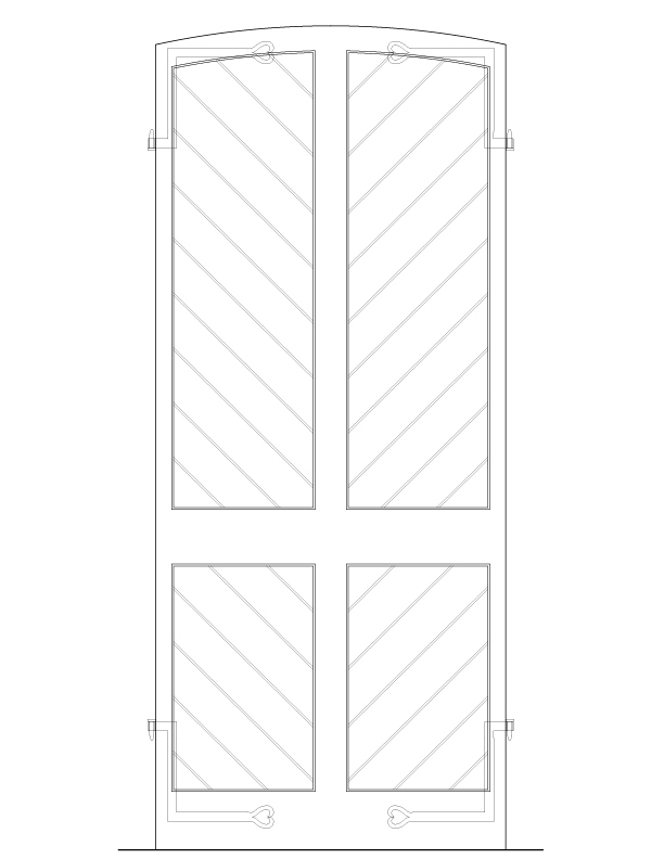DOOR NO. 202 EXTERIOR ELEVATION