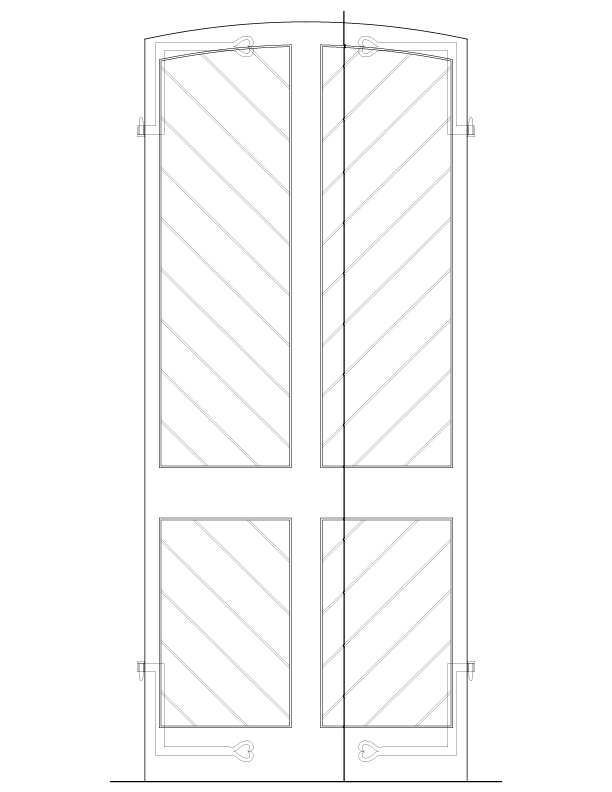 DOOR NO. 202 EXTERIOR ELEVATION