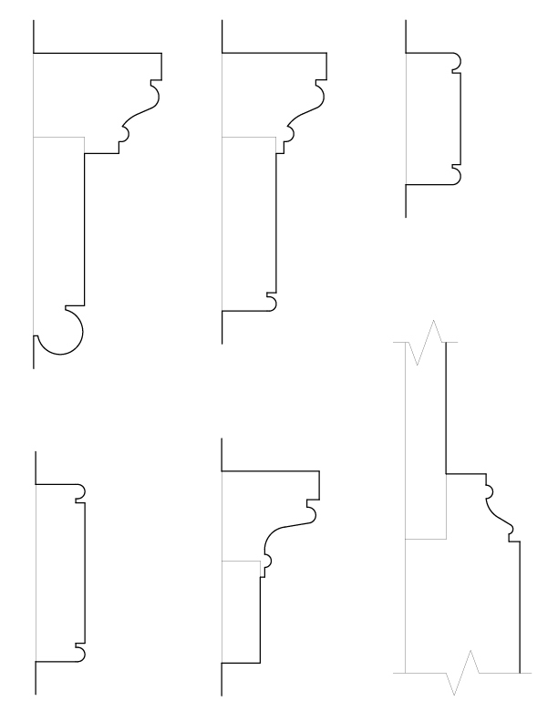 DOOR NO. 206 MOULDINGS