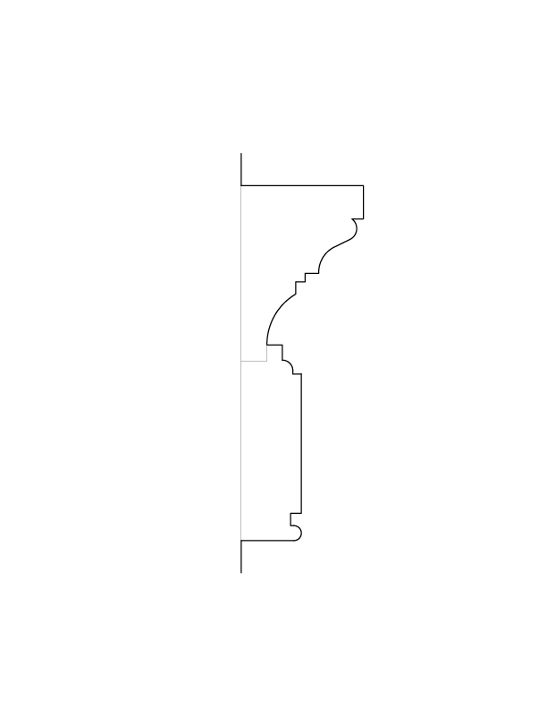 WINDOW NO. 2E MOULDINGS
