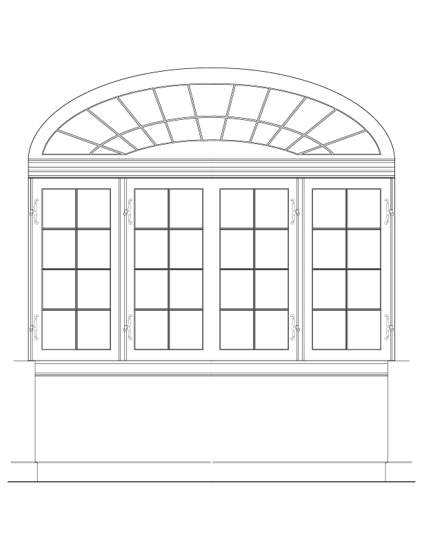 WINDOW 2A INTERIOR ELEVATION