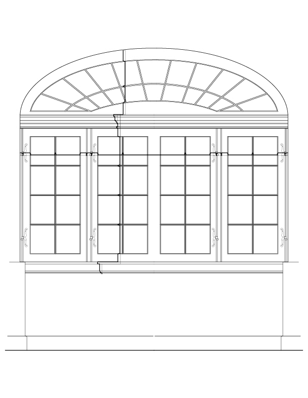 WINDOW 2A INTERIOR ELEVATION