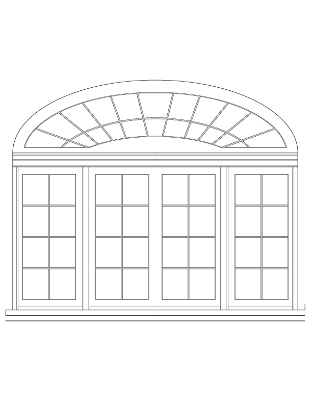 WINDOW 2A EXTERIOR ELEVATION