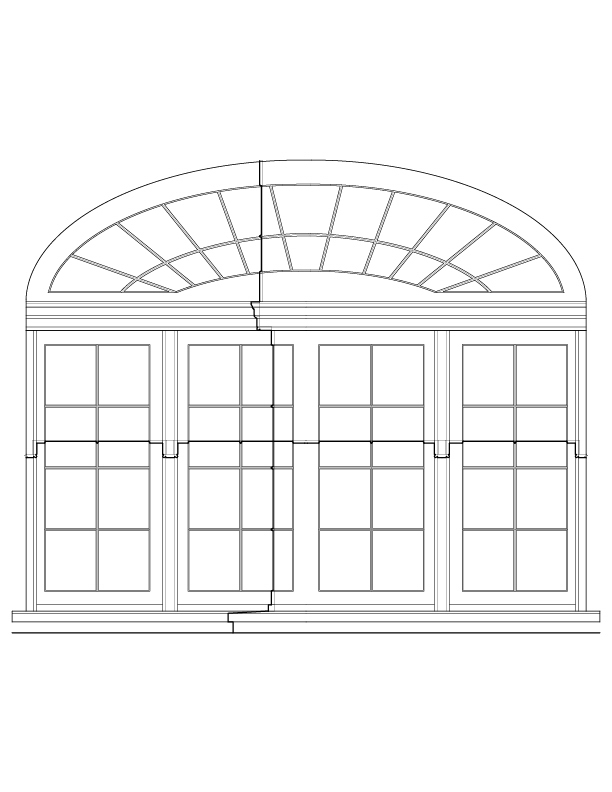 WINDOW 2A EXTERIOR ELEVATION
