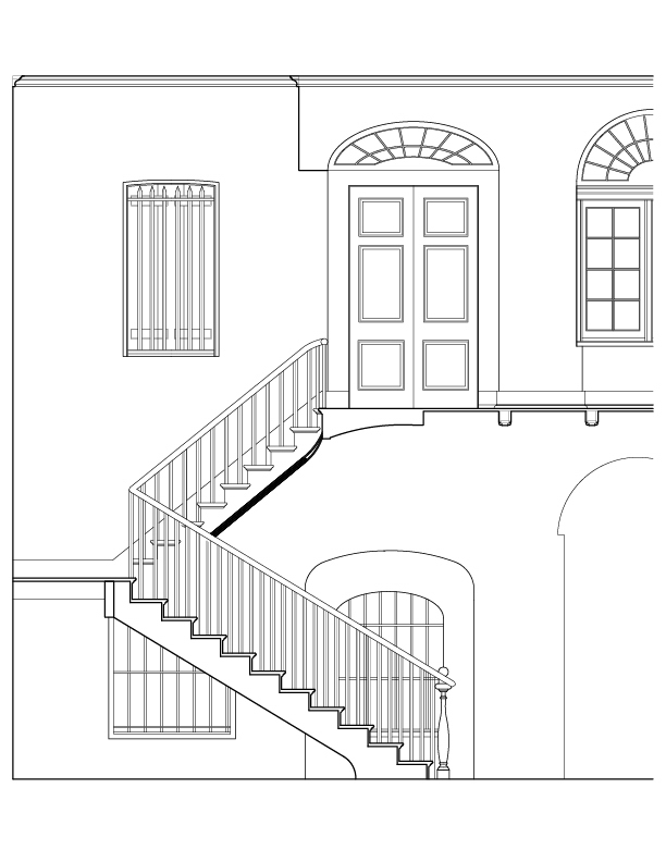STAIRWAY ELEVATION