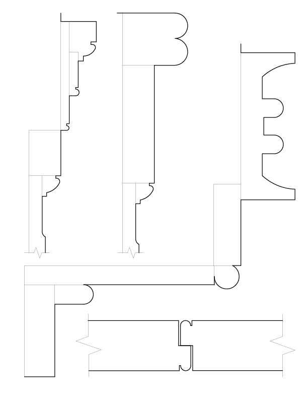 FRONT ENTRANCE MOULDINGS