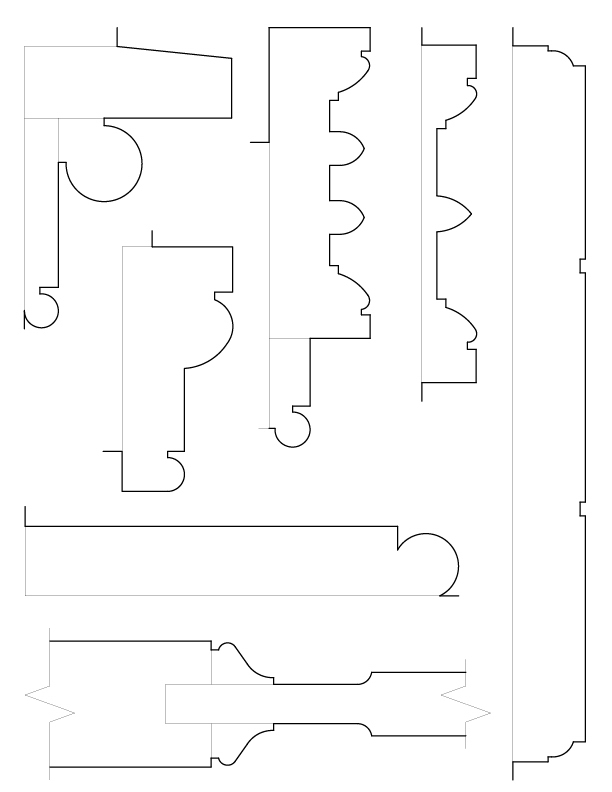 REAR WINDOW MOULDINGS