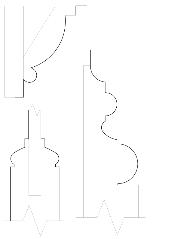PARLOR TO BALLROOM DOOR MOULDINGS