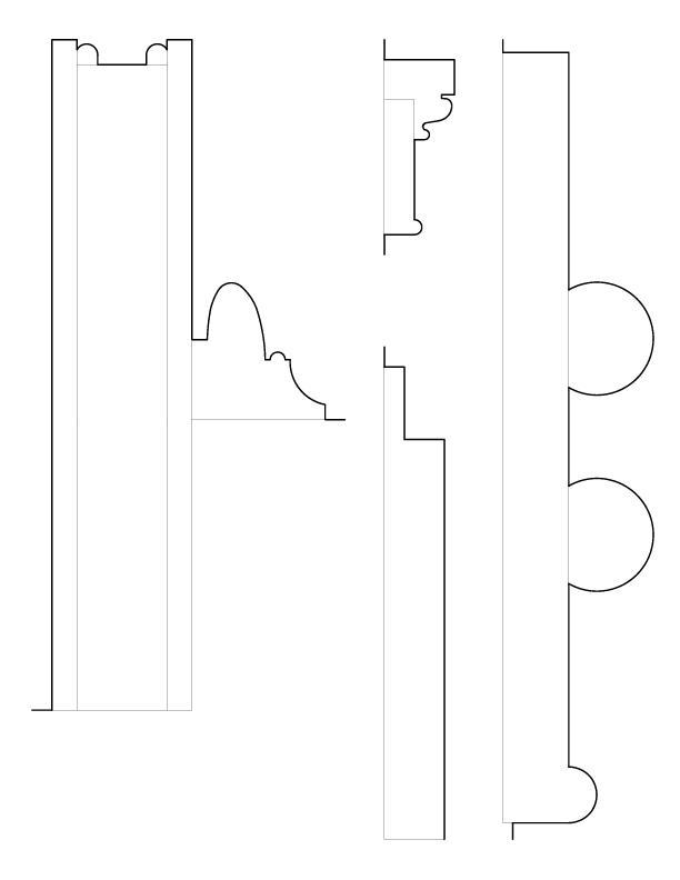 NO. 2 MANTEL MOULDINGS
