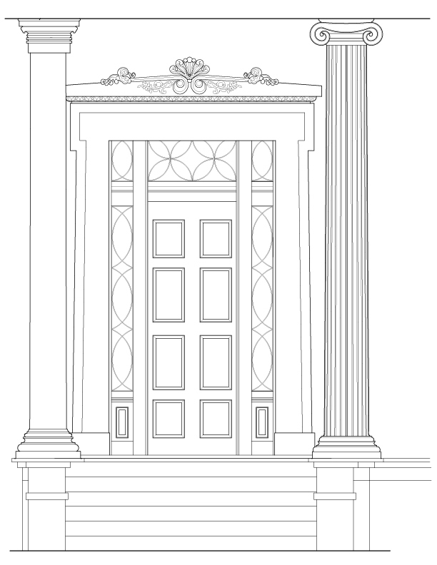 MAIN ENTRANCE ELEVATION